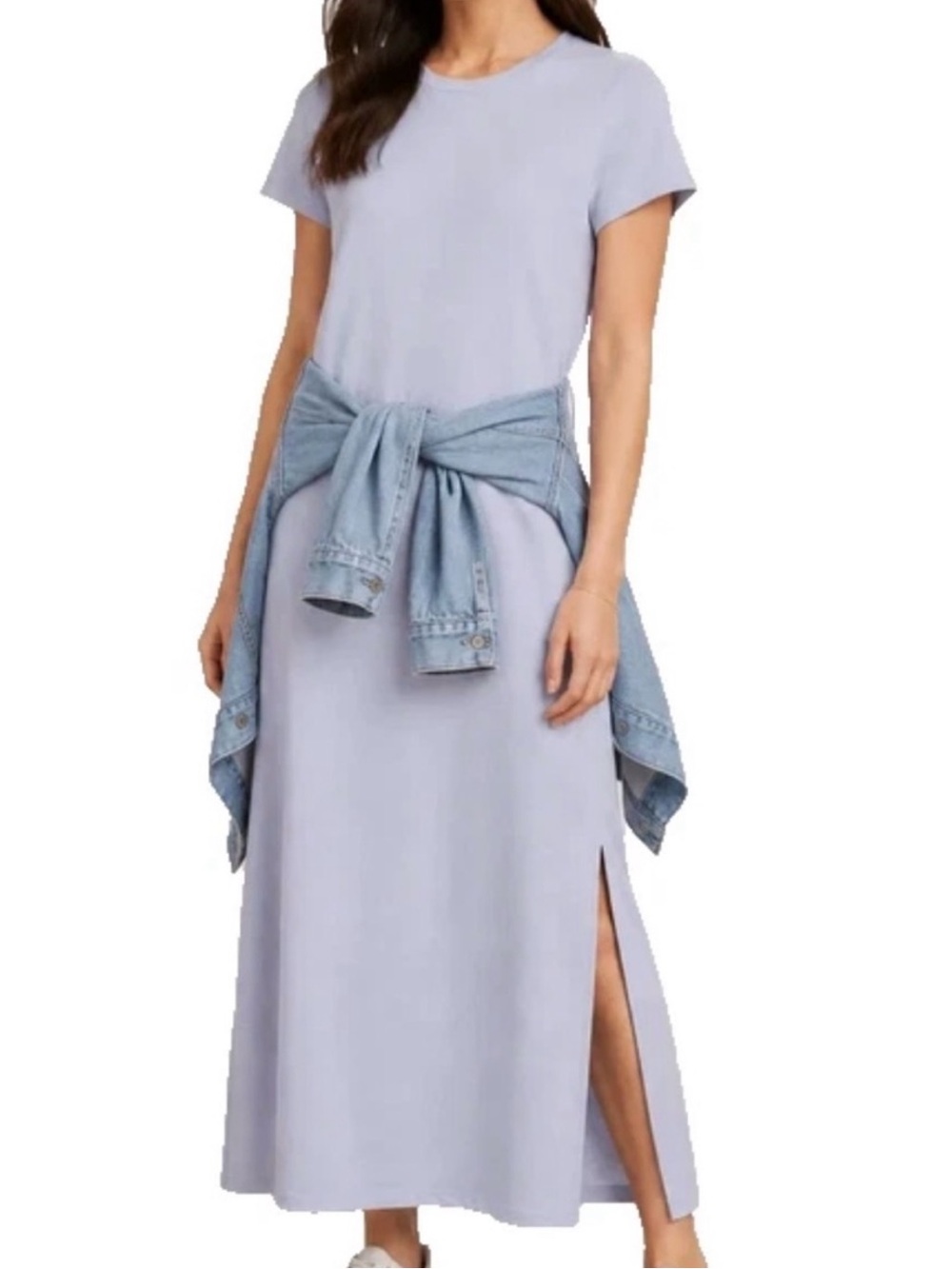 SPANX AirEssentials spillover t shirt maxi dress size s